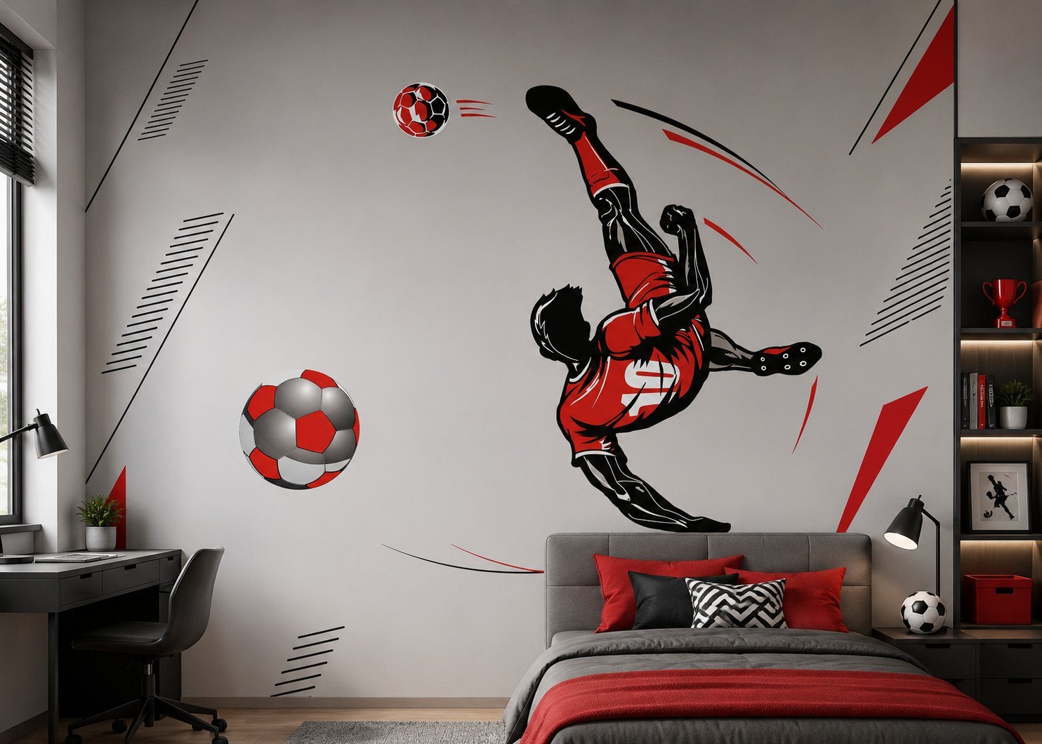 Aerial Volley — Luxury Kids Wallpaper Dubai