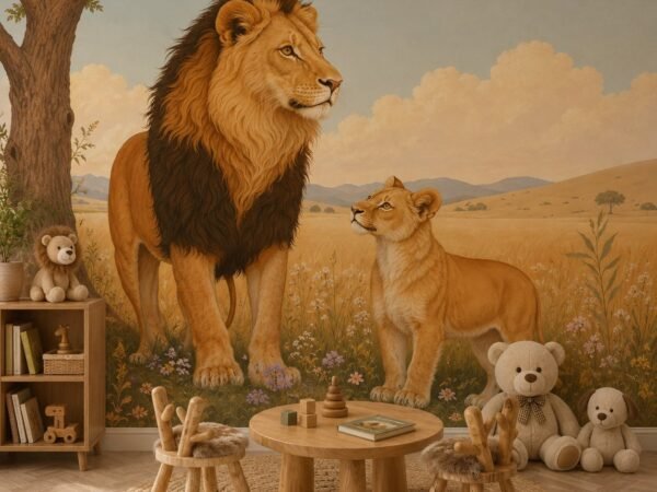 Amber Plains — Luxury Kids Wallpaper Dubai