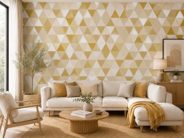 Amber Triad — Modern Wallpaper Dubai