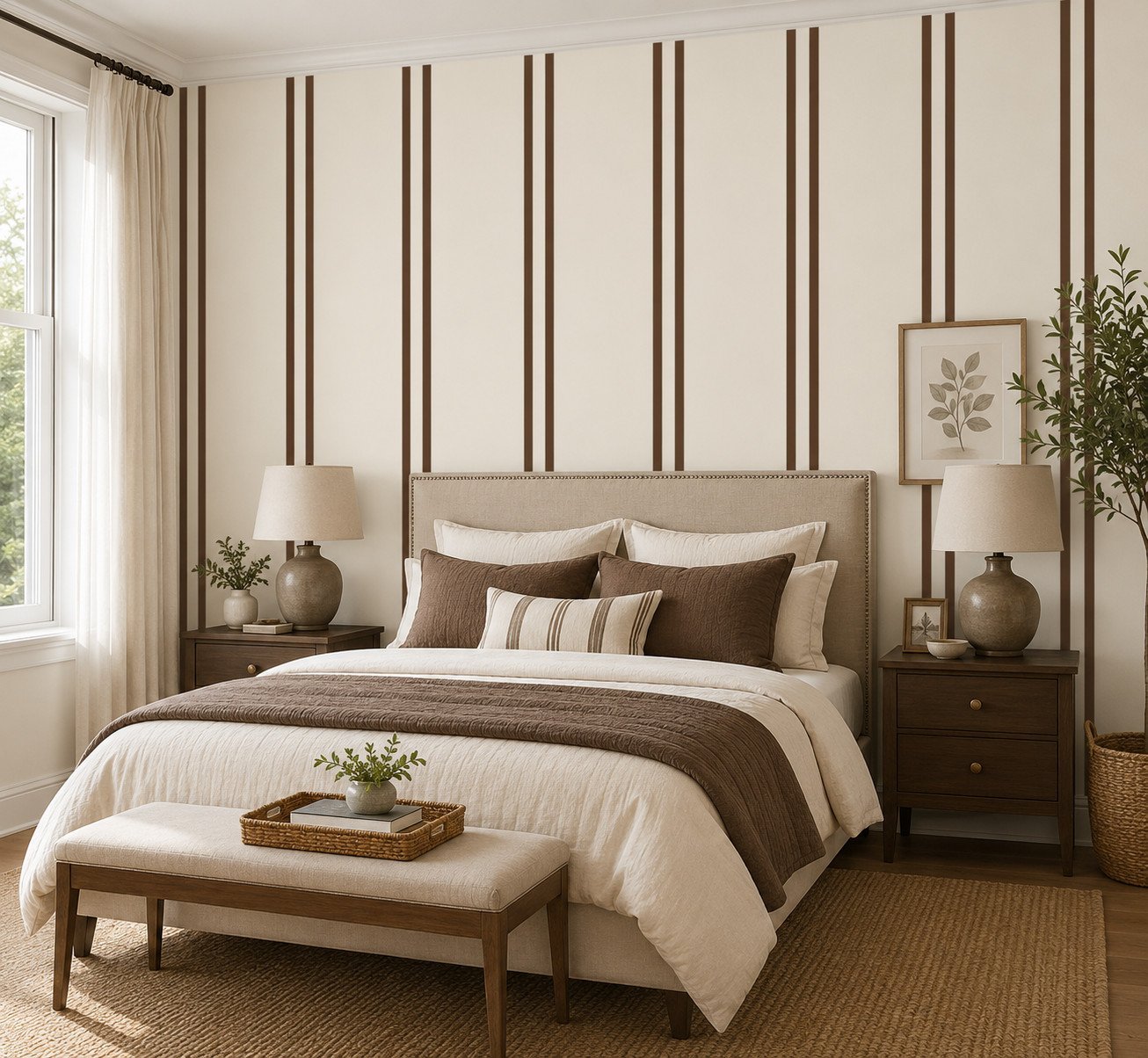 Cacao Colonnade — Modern Wallpaper Dubai