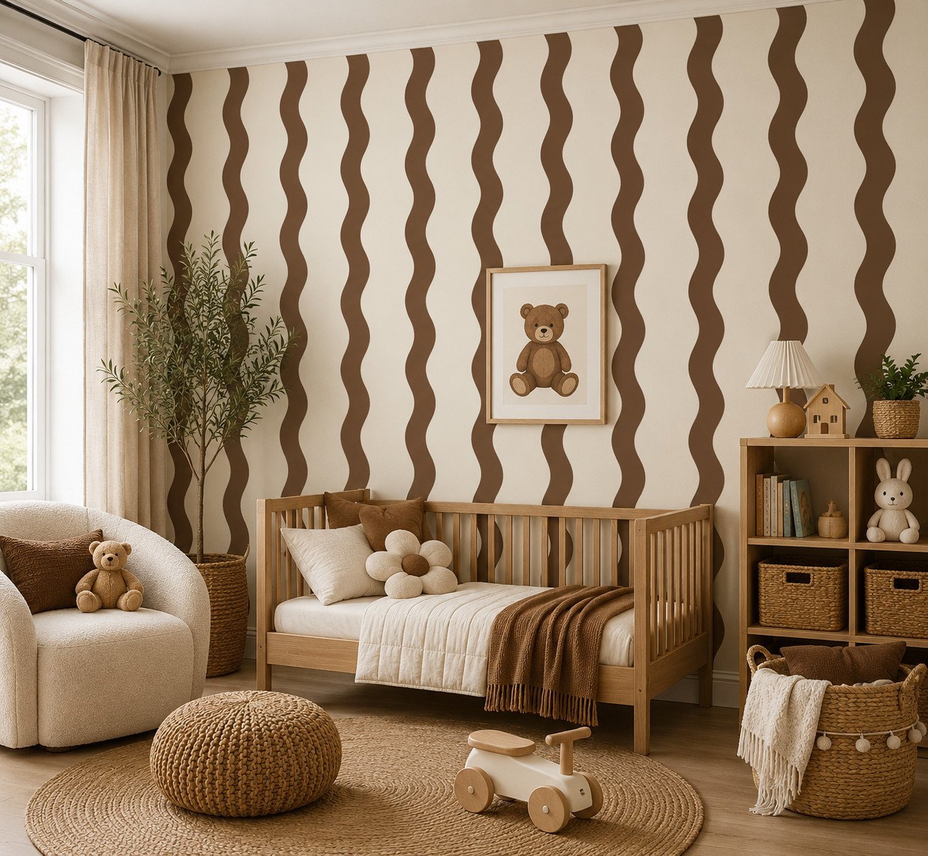 Cedar Ripple — Modern Wallpaper Dubai