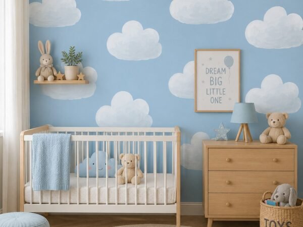 Cirrus Cuddles — Luxury Kids Wallpaper Dubai