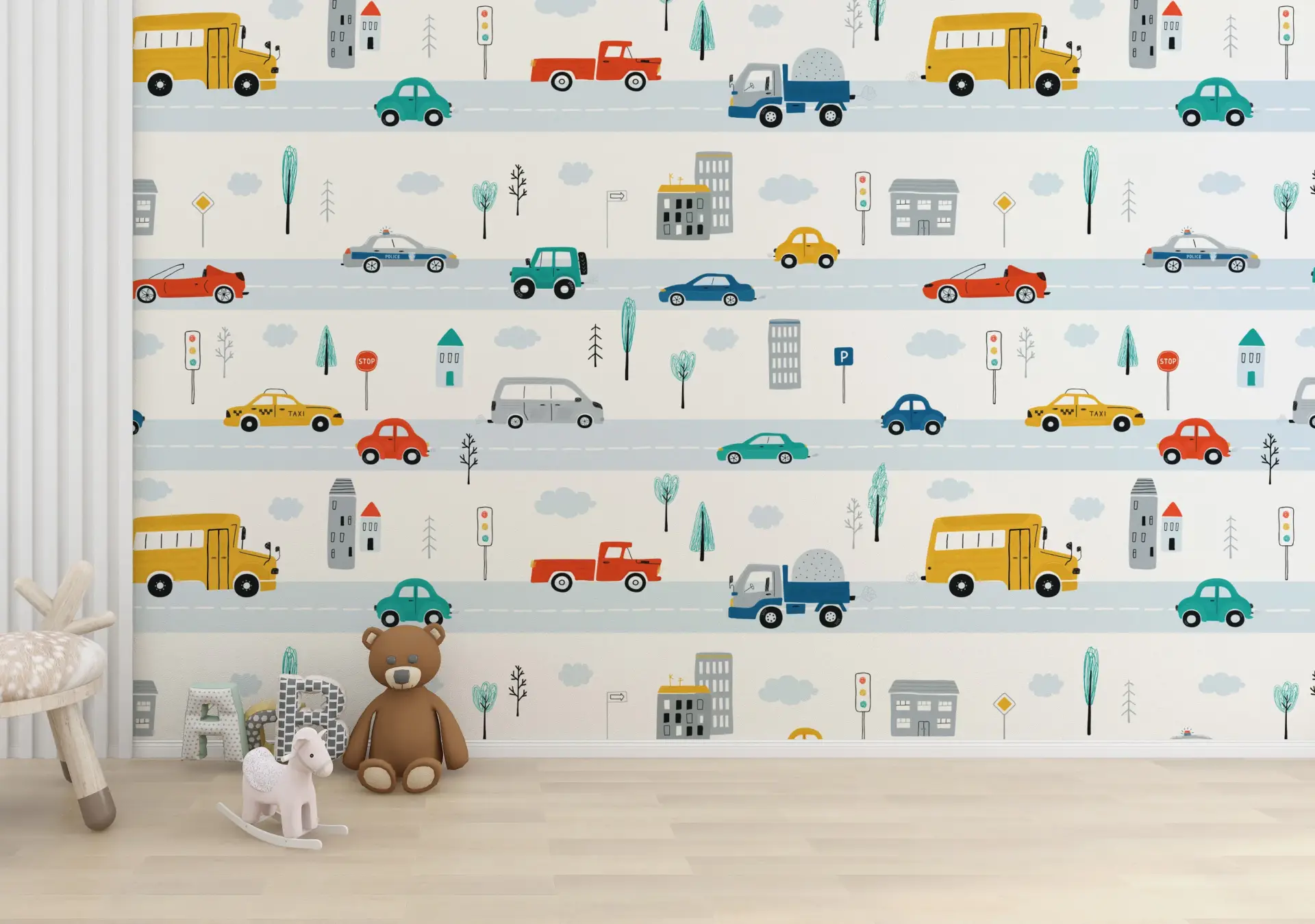 City Circuit — Luxury Kids Wallpaper Dubai - Image 2