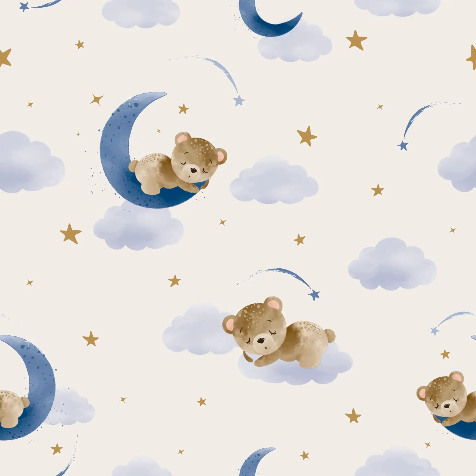 Cloud Bears — Luxury Kids Wallpaper Dubai - Image 2