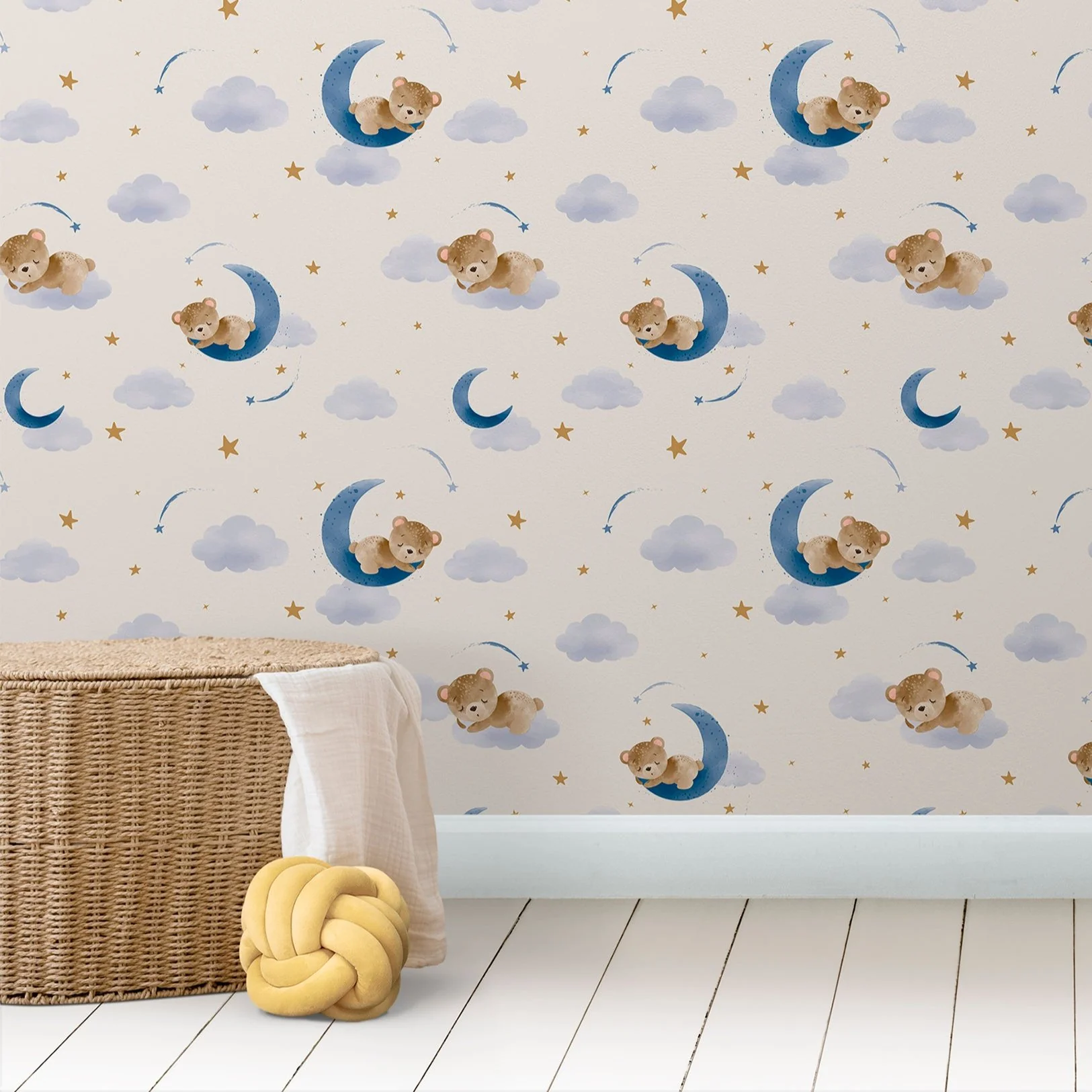 Cloud Bears — Luxury Kids Wallpaper Dubai - Image 3