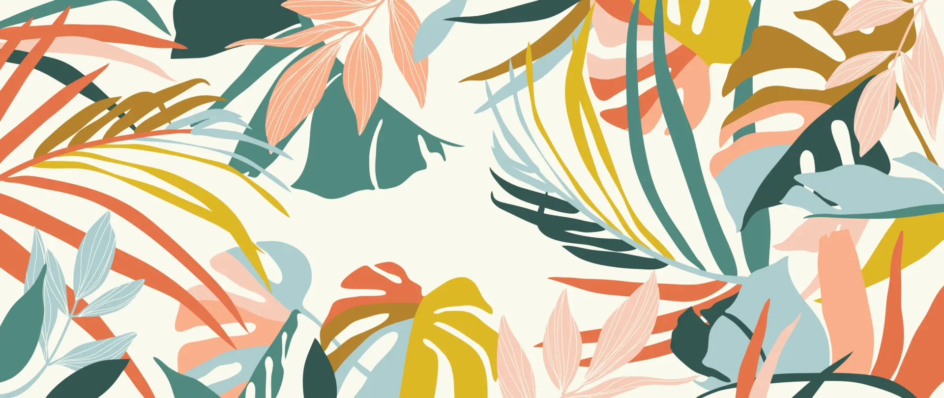 Coral Palms — Luxury Floral Wallpaper Dubai - Image 4