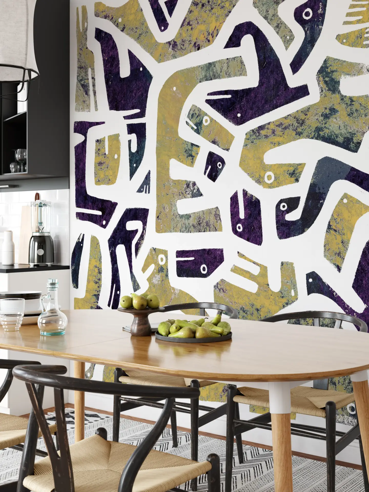 Cubist Chorus — Modern Wallpaper Dubai - Image 3