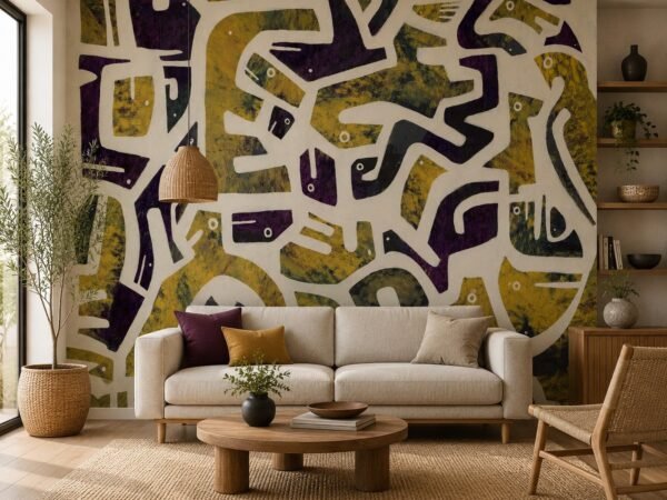 Cubist Chorus — Modern Wallpaper Dubai