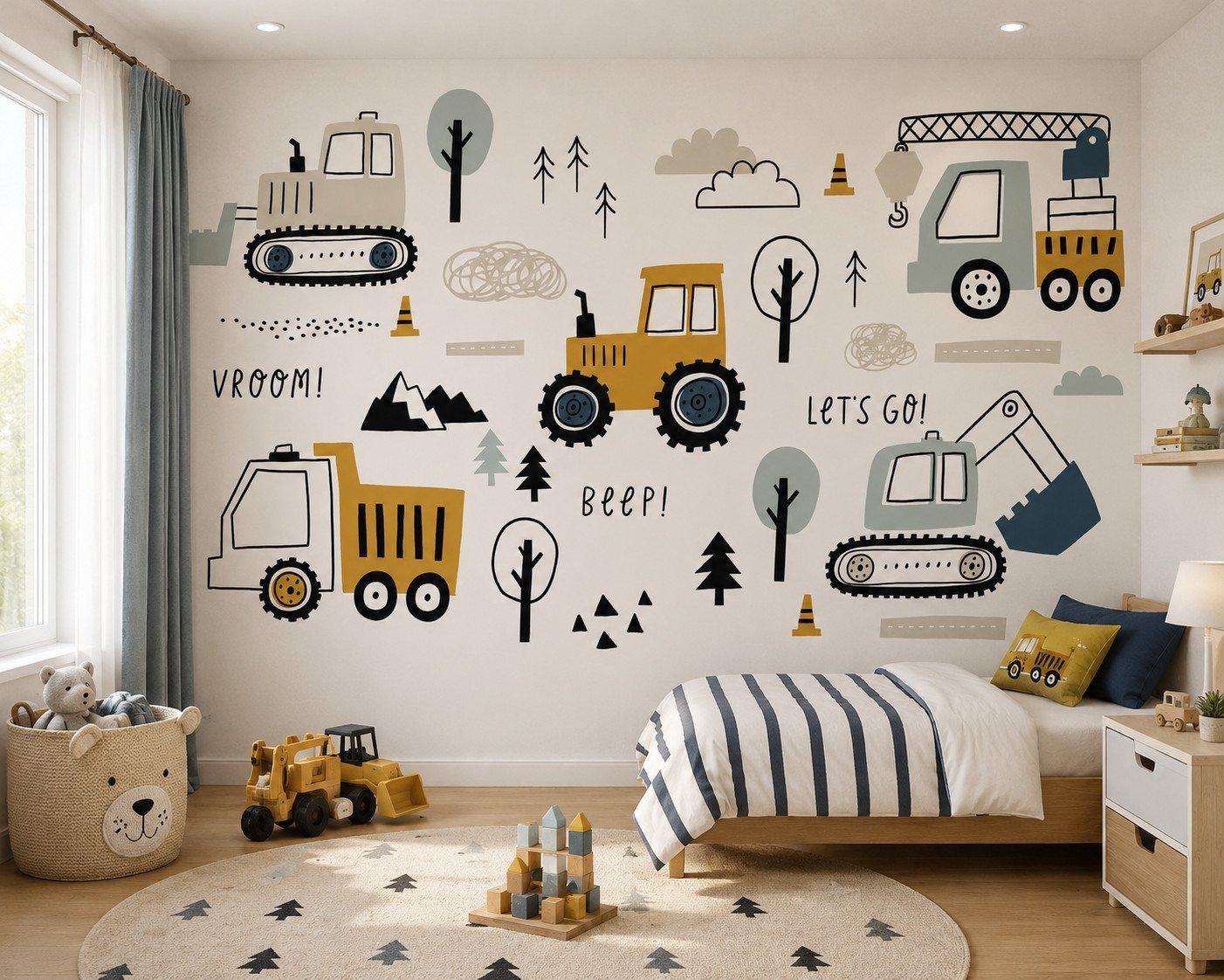 Dig Crew — Luxury Kids Wallpaper Dubai