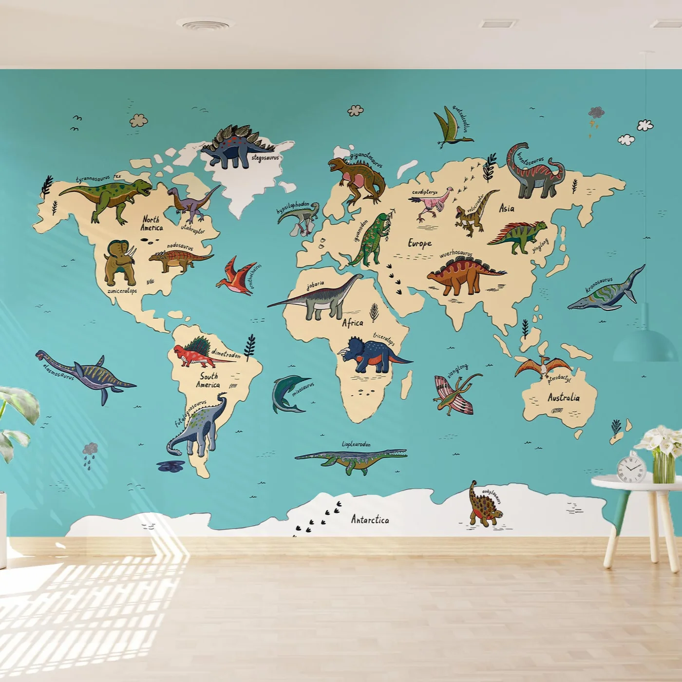 Dino Atlas — Luxury Kids Wallpaper Dubai - Image 2