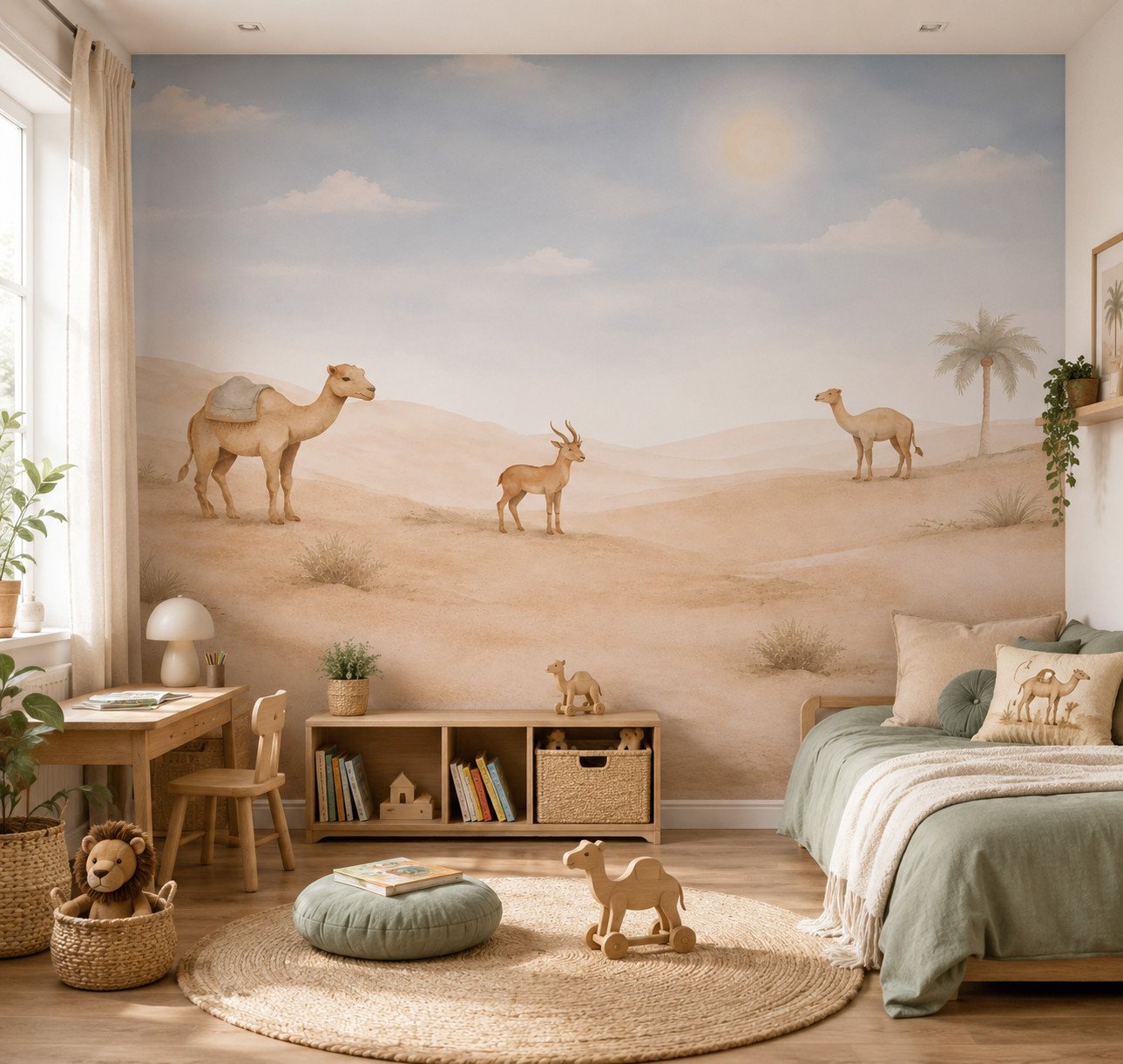 Dune Safari — Luxury Kids Wallpaper Dubai
