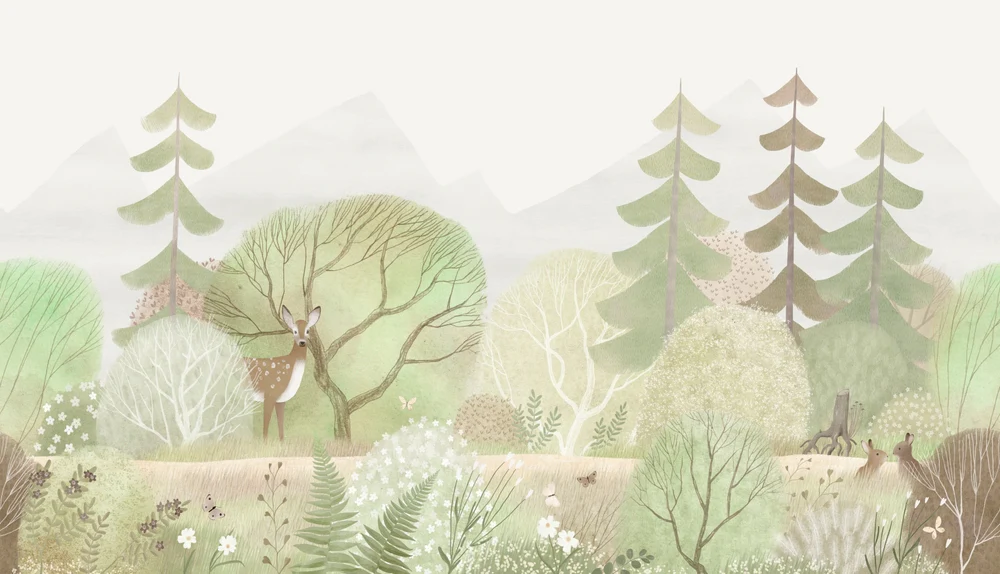 Fernlight Forest — Luxury Kids Wallpaper Dubai - Image 2
