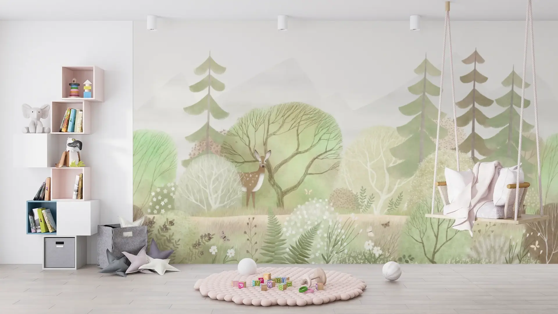 Fernlight Forest — Luxury Kids Wallpaper Dubai - Image 3