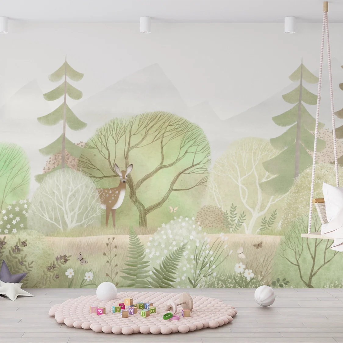 Fernlight Forest — Luxury Kids Wallpaper Dubai - Image 4
