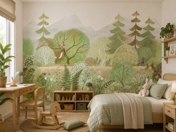 Fernlight Forest — Luxury Kids Wallpaper Dubai