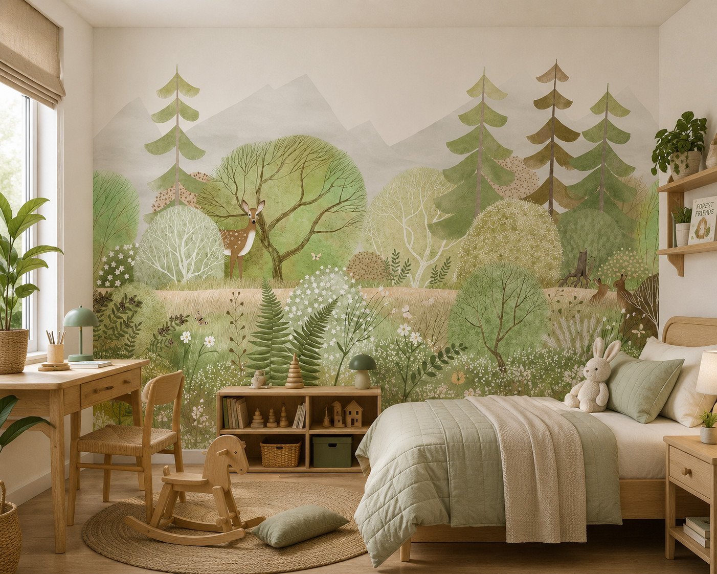 Fernlight Forest — Luxury Kids Wallpaper Dubai