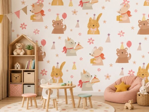 Fete Fauna — Luxury Kids Wallpaper Dubai