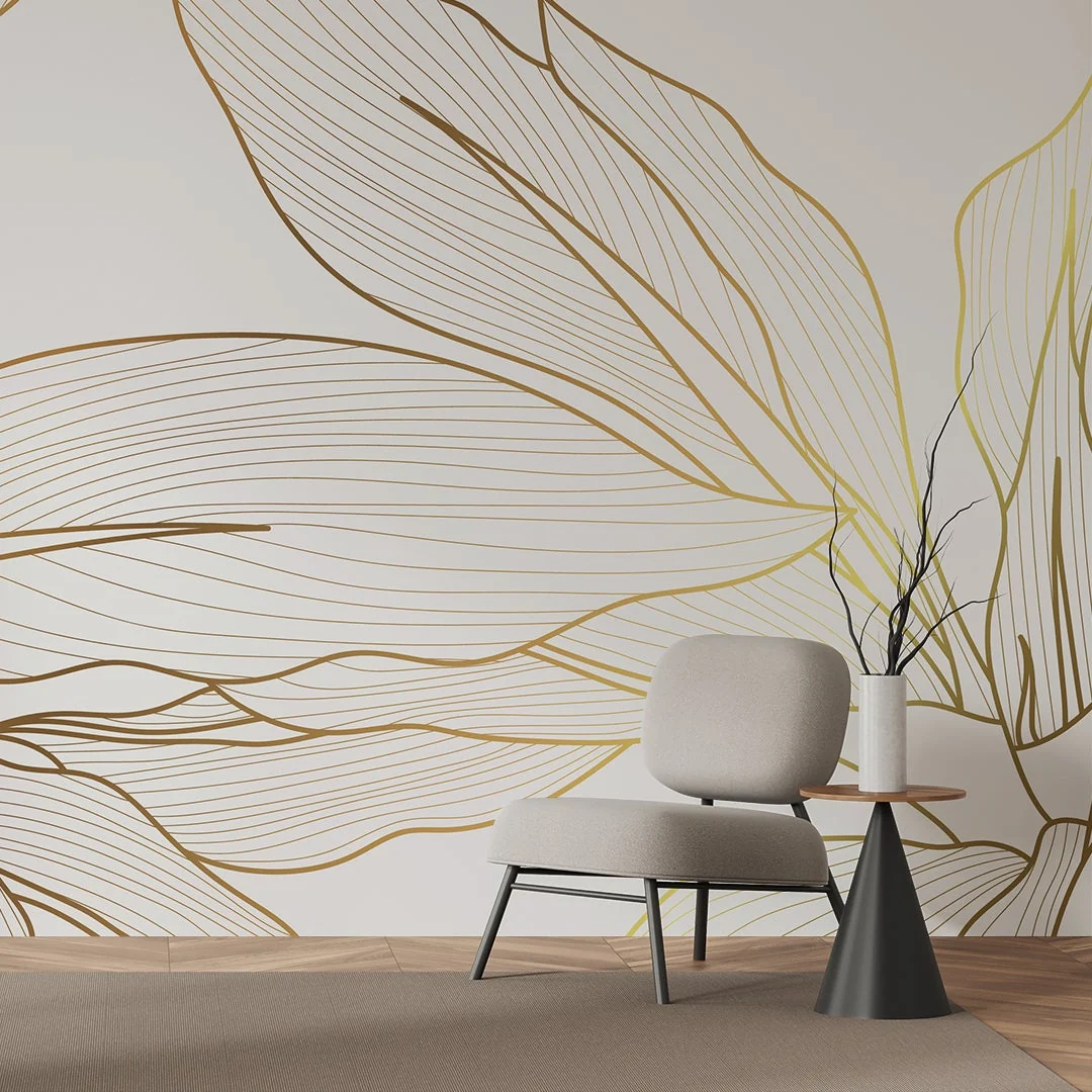 Filigree Foliage — Luxury Floral Wallpaper Dubai - Image 2