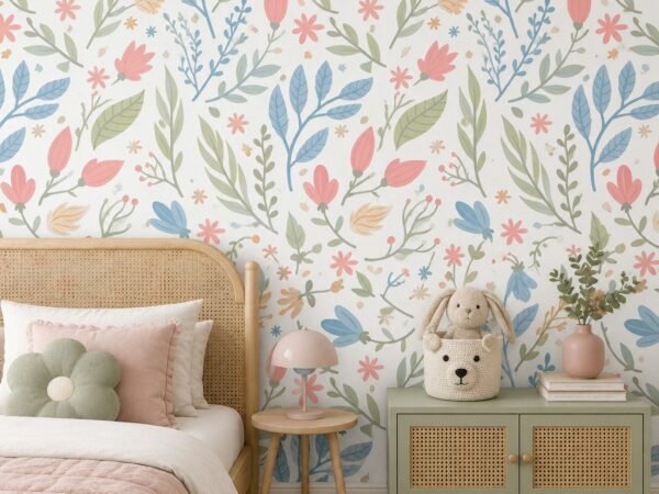 Flora Tangle — Luxury Floral Wallpaper Dubai
