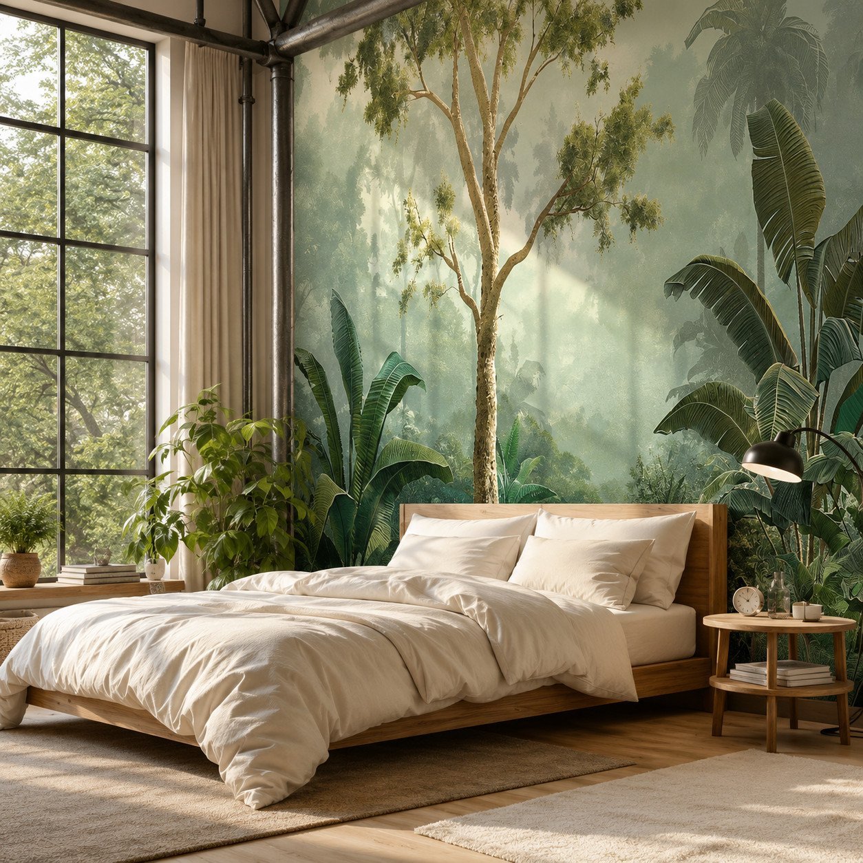 Forest Reverie — Luxury Floral Wallpaper Dubai