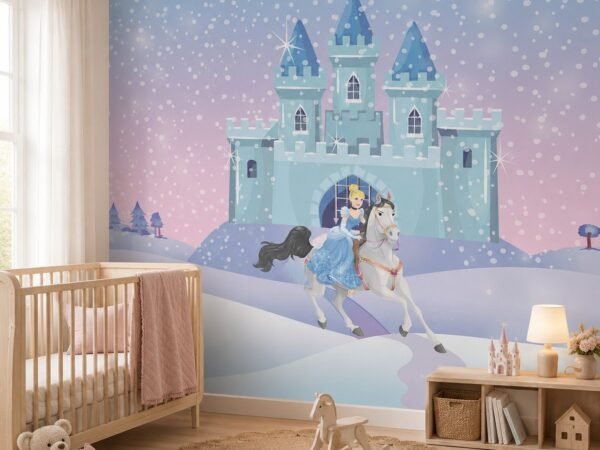 Frosted Crown — Luxury Kids Wallpaper Dubai