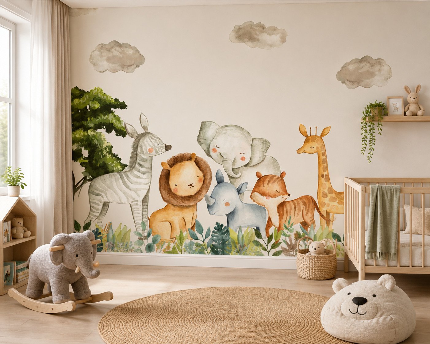 Gentle Bestiary — Luxury Kids Wallpaper Dubai