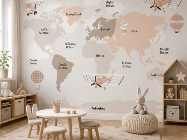 Global Aeronaut — Luxury Kids Wallpaper Dubai
