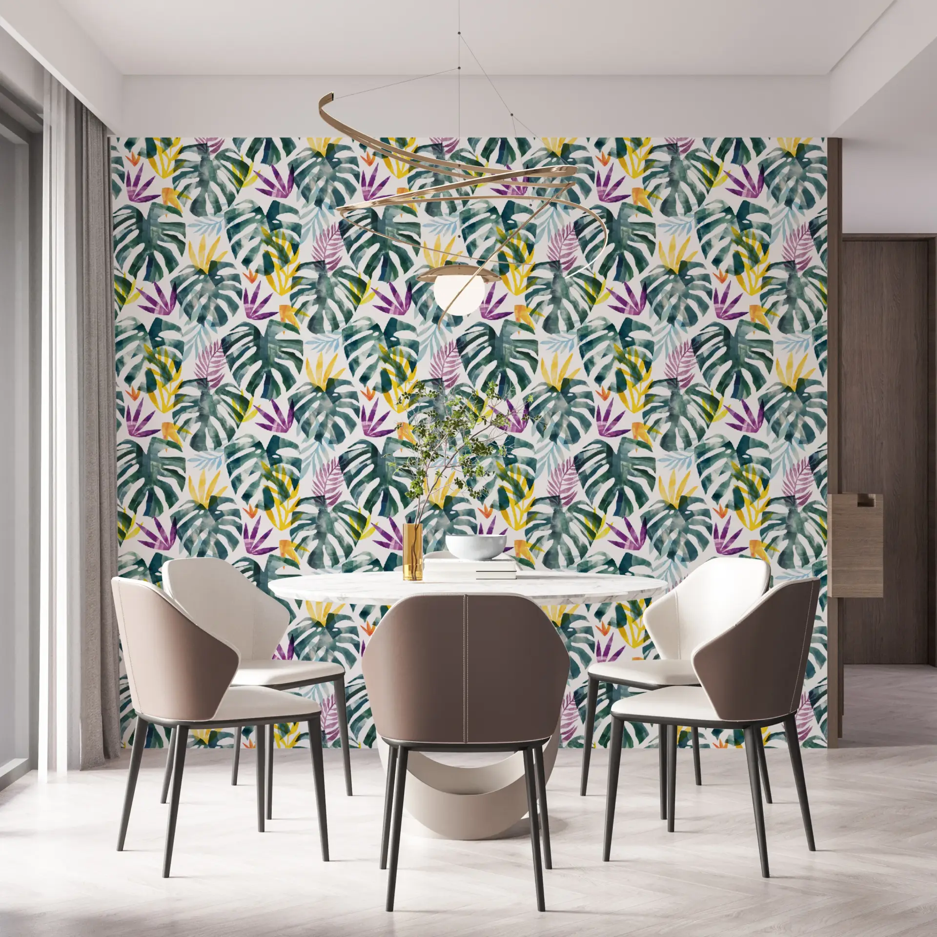 Inkleaf Drift — Luxury Floral Wallpaper Dubai - Image 5