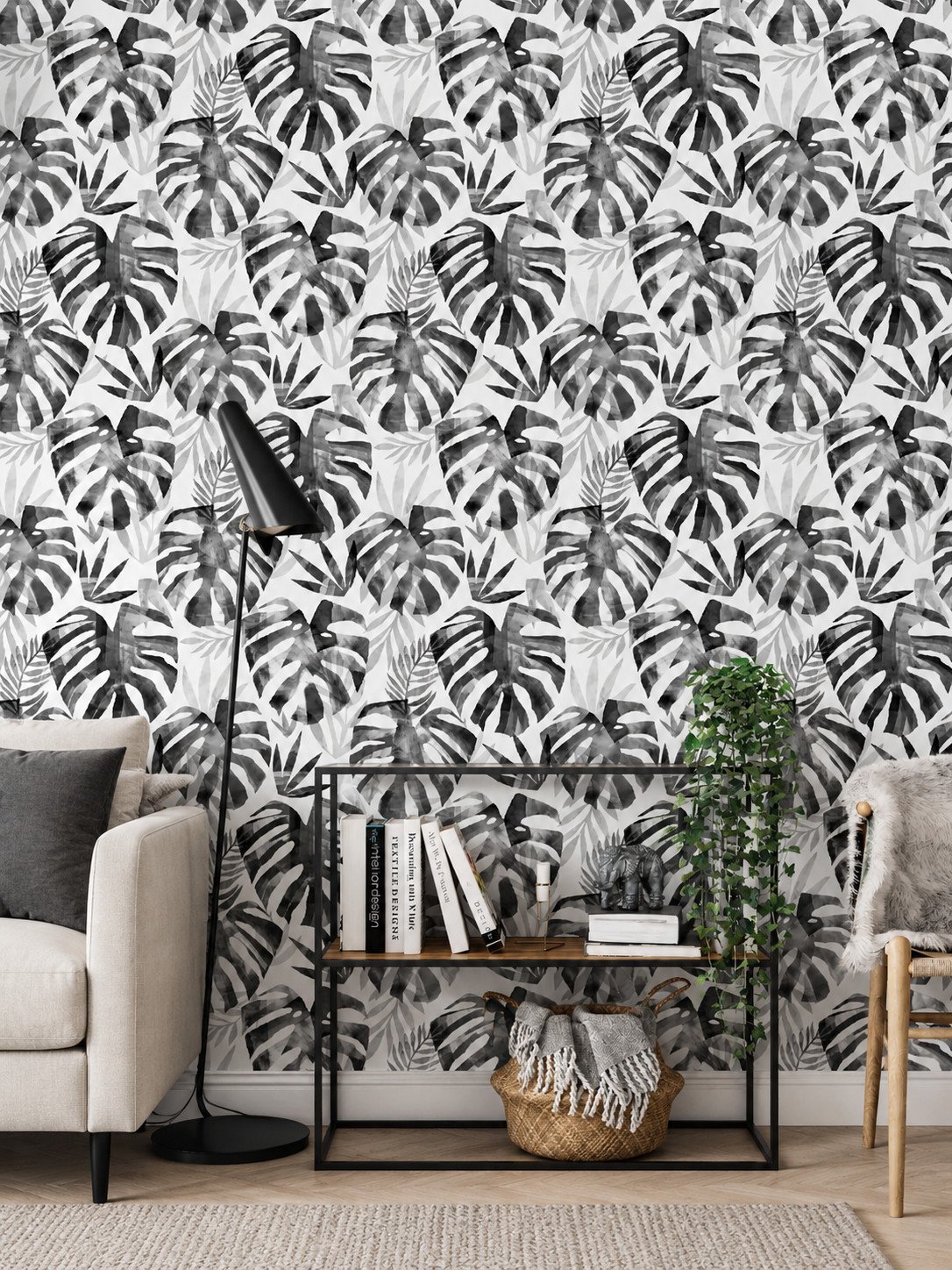 Inkleaf Drift — Luxury Floral Wallpaper Dubai