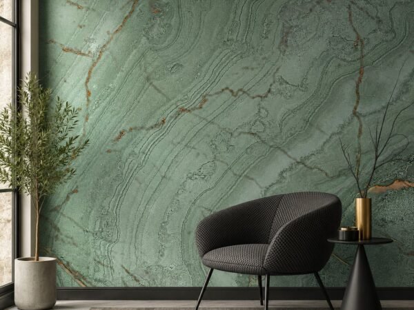 Jade Tectonic — Modern Wallpaper Dubai