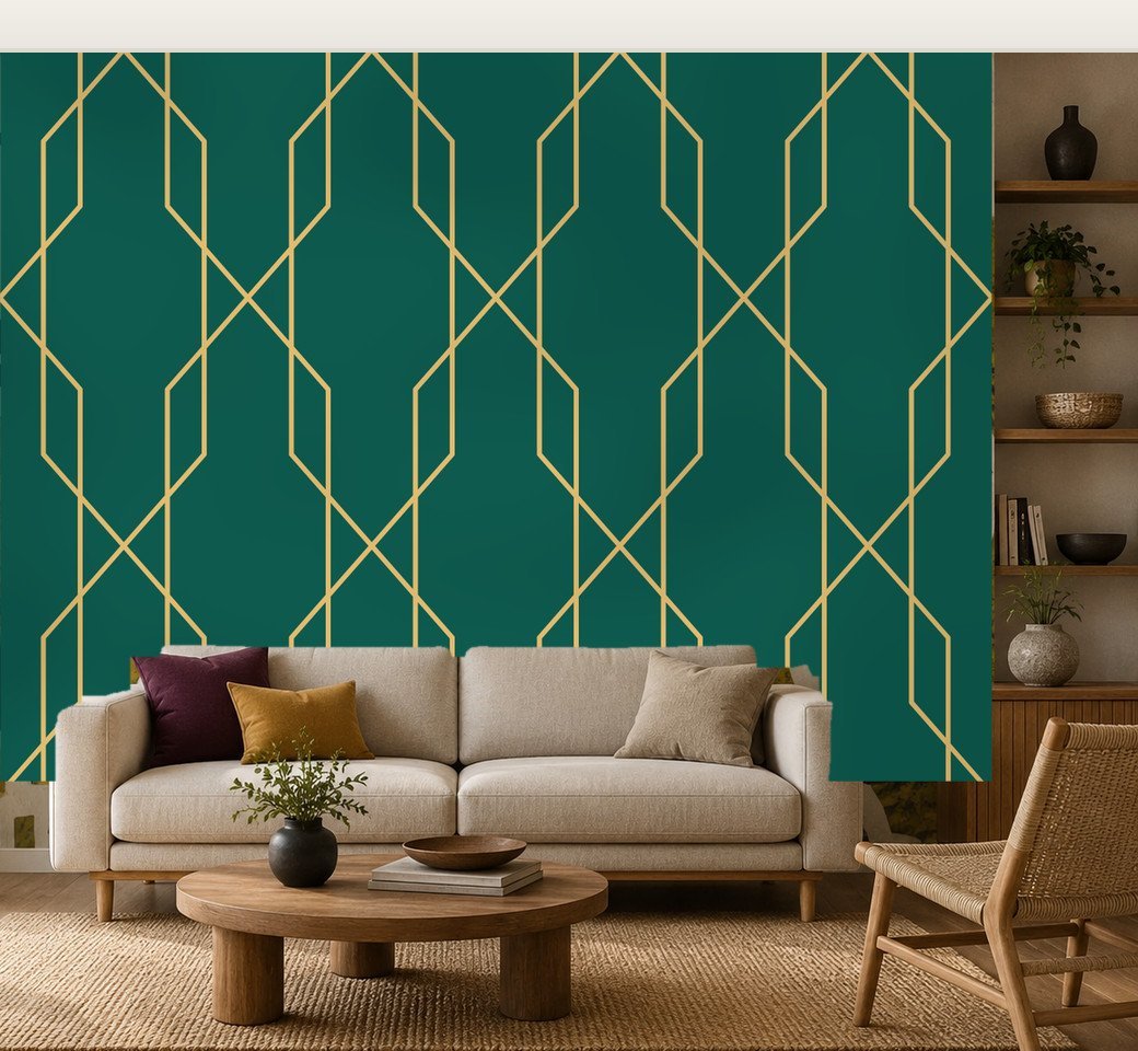 Jade Vault — Modern Wallpaper Dubai