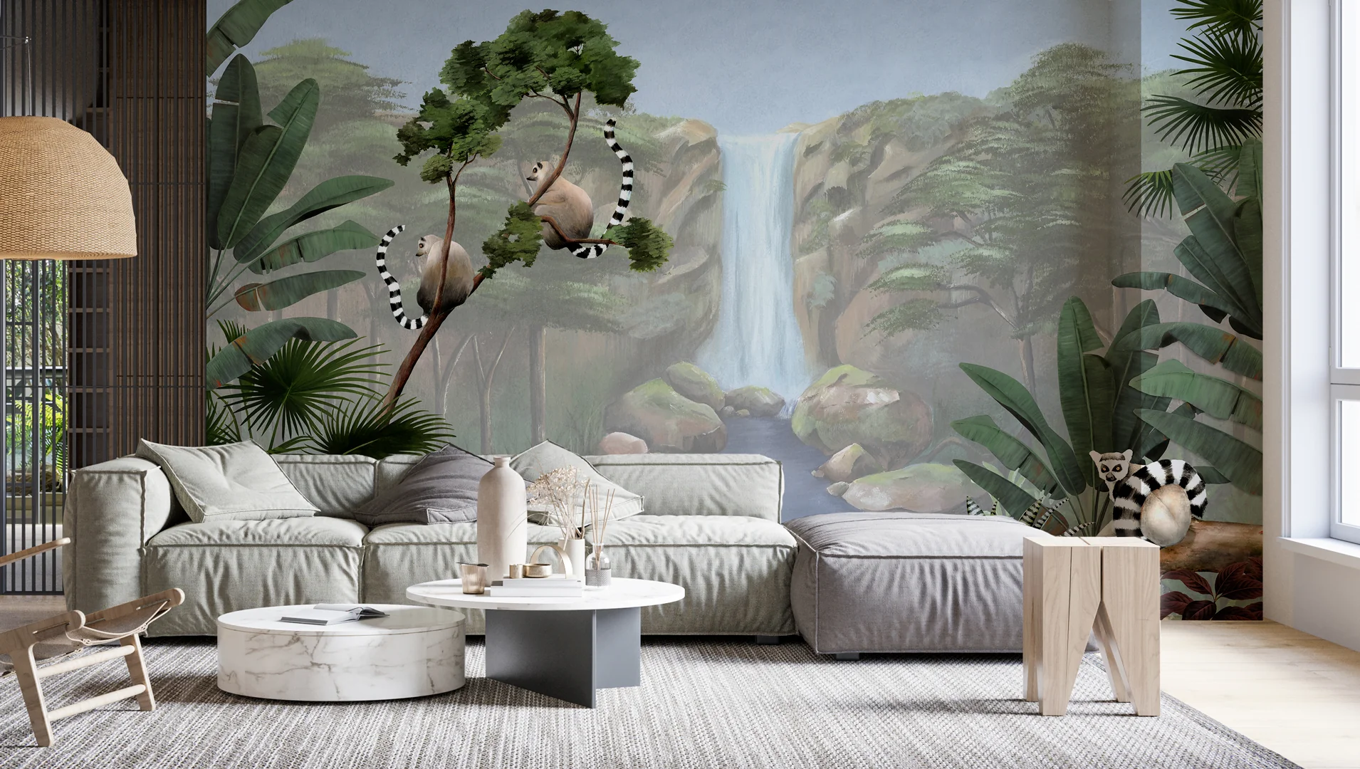 Jungle Perch — Luxury Floral Wallpaper Dubai - Image 5