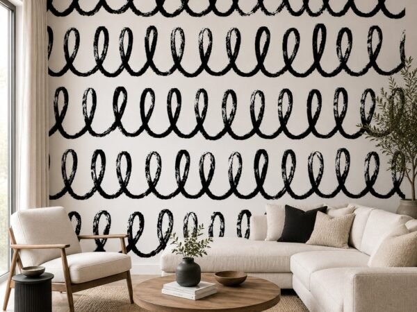Linear Echo — Modern Wallpaper Dubai
