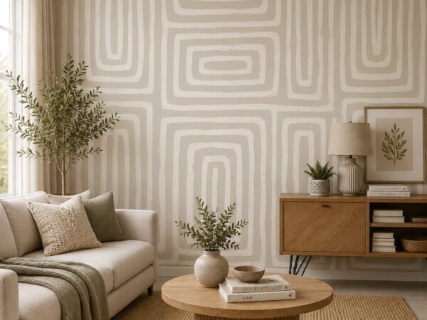 Linen Maze — Modern Wallpaper Dubai