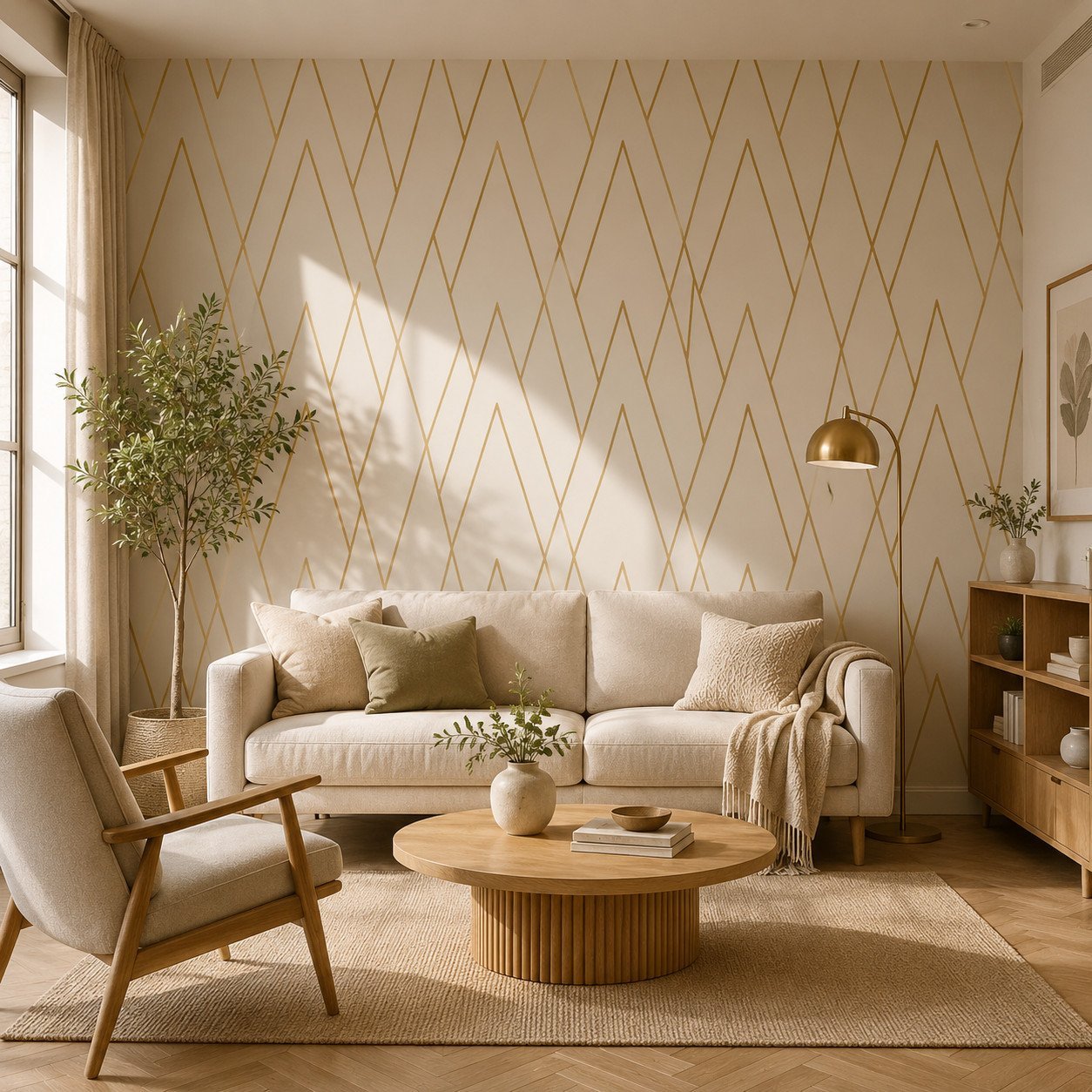 Luxe Facets — Modern Wallpaper Dubai