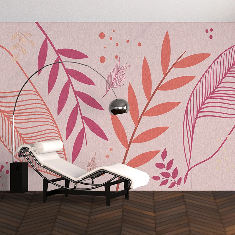 Magenta Sprigs — Luxury Floral Wallpaper Dubai - Image 3