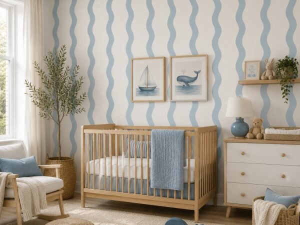 Marine Ripple — Modern Wallpaper Dubai