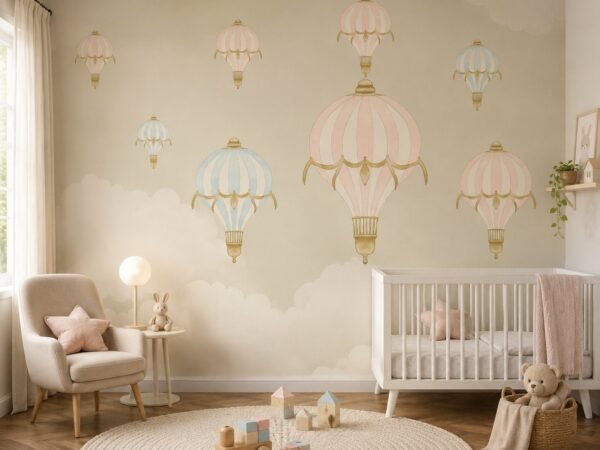 Mint Aloft — Luxury Kids Wallpaper Dubai