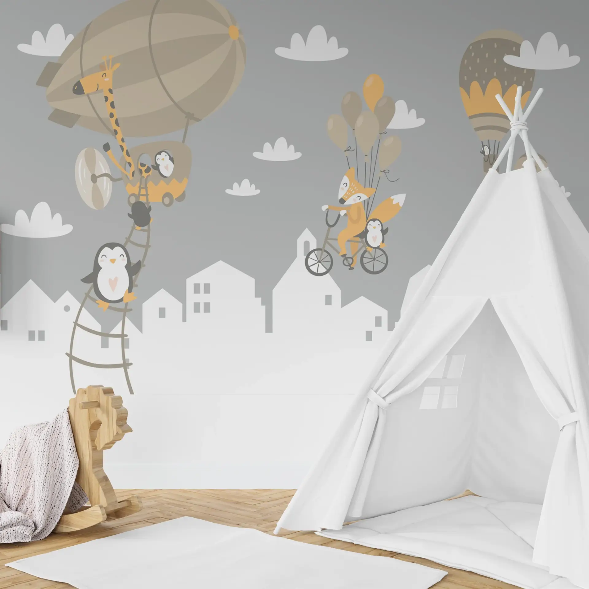 Nimbus Riders — Luxury Kids Wallpaper Dubai - Image 2
