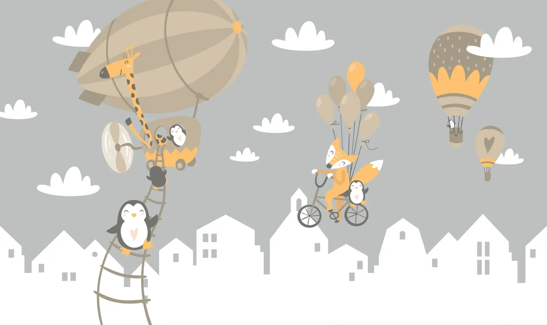 Nimbus Riders — Luxury Kids Wallpaper Dubai - Image 4