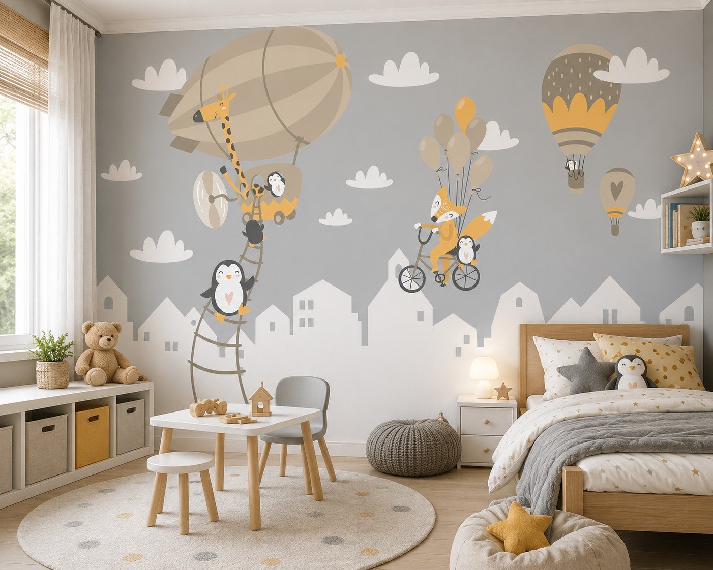 Nimbus Riders — Luxury Kids Wallpaper Dubai