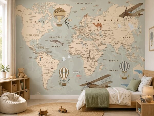 Nomad Skies — Luxury Kids Wallpaper Dubai