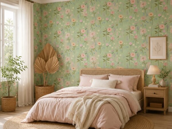 Pastel Picotee — Luxury Kids Wallpaper Dubai