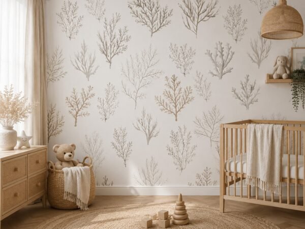 Pelagic Lace — Luxury Kids Wallpaper Dubai