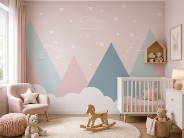 Petal Highlands — Luxury Kids Wallpaper Dubai