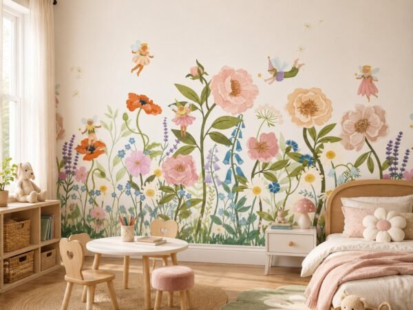 Petal Pixies — Luxury Kids Wallpaper Dubai