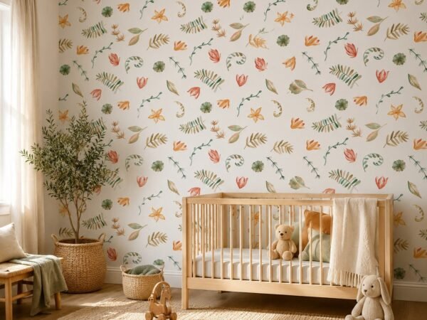Petal Thicket — Luxury Floral Wallpaper Dubai