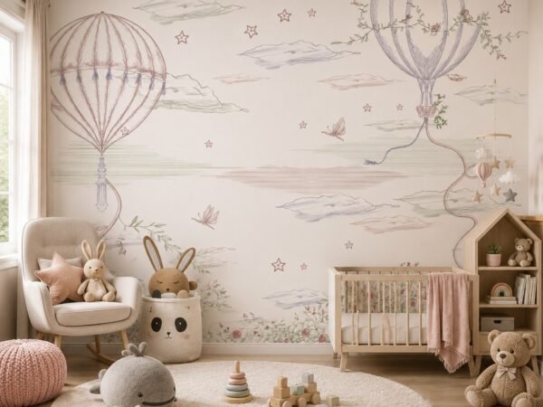 Petaline Flight — Luxury Kids Wallpaper Dubai