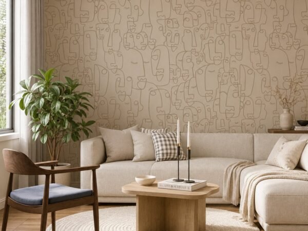 Portrait Weave — Modern Wallpaper Dubai