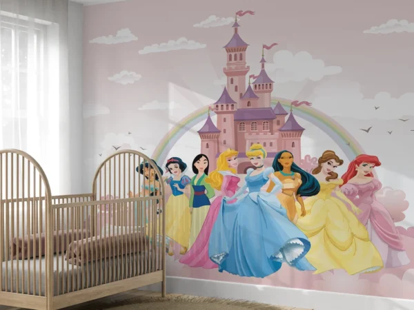 Rainbow Court — Luxury Kids Wallpaper Dubai